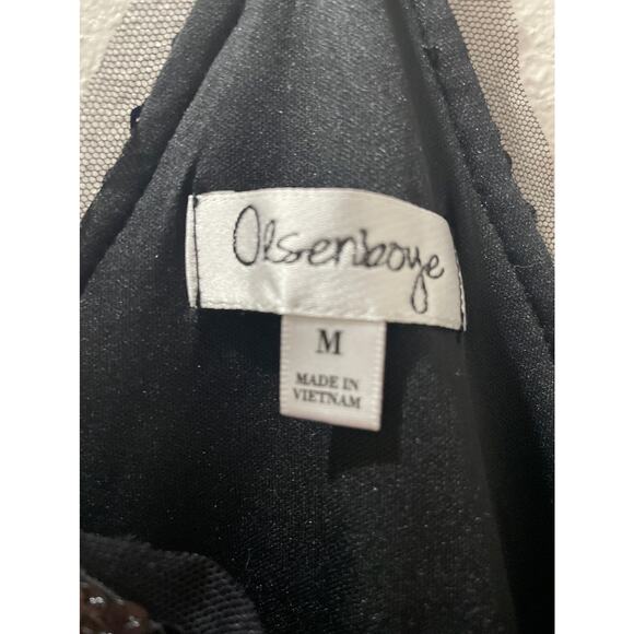 OLSENBOYE Sequin Racerback Top Size M - Picture 4 of 6